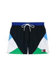 TOMMY HILFIGER TH Costum de boxer cu blocuri de culoare cerul deșertului - Costume de baie - 4