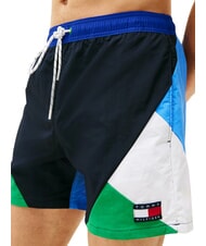 TOMMY HILFIGER TH Costum de boxer cu blocuri de culoare cerul deșertului - Costume de baie - 3
