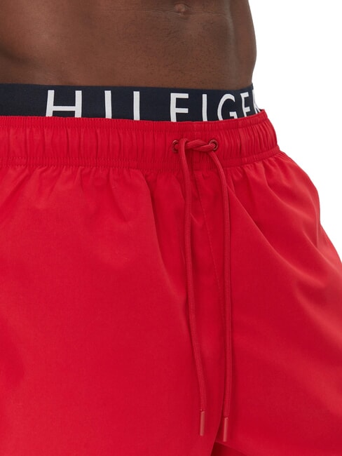 TH Costum de baie cu logo elastic roșu mediu - Costume de baie