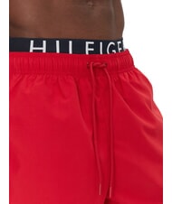 TOMMY HILFIGER TH Costum de baie cu logo elastic roșu mediu - Costume de baie - 3