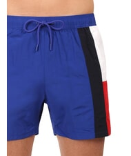 TOMMY HILFIGER TH Boxer de &icirc;not cu steag lateral albastru pană - Costume de baie - 3
