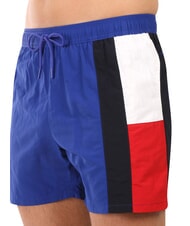 TOMMY HILFIGER TH Boxer de &icirc;not cu steag lateral albastru pană - Costume de baie - 4