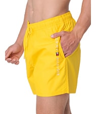 TOMMY HILFIGER TH Costum de boxer cu logo vertical gălbenele galbenă - Costume de baie - 3
