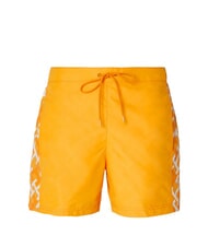 TOMMY HILFIGER TH Costum cu benzi laterale cu monogramă gheață de caisă/alb cremos - Costume de baie - 4