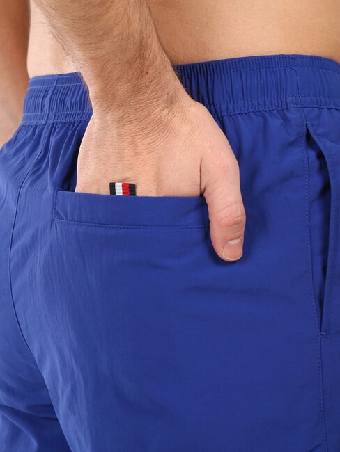 TH Boxer de &icirc;not cu steag lateral albastru pană - Costume de baie