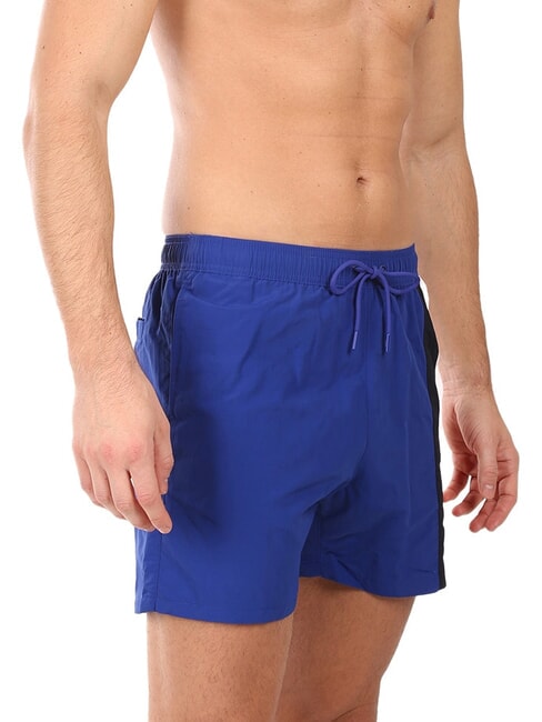 TH Boxer de &icirc;not cu steag lateral albastru pană - Costume de baie