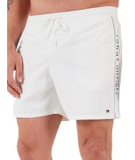 TOMMY HILFIGER TH Boxer de baie cu logo lateral alb optic - Costume de baie - 3