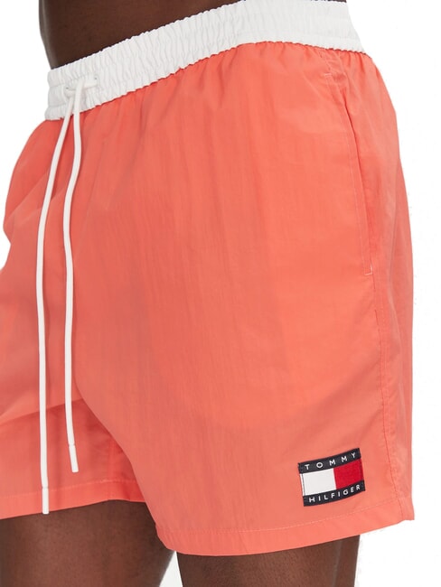 TH Șort de baie &icirc;n două culori mac roz - Costume de baie