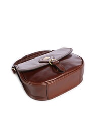 THE BRIDGE ISADORA Geantă de umăr din piele cu clapă BROWN - Genți femei - 5