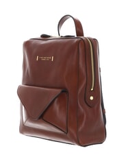 THE BRIDGE FRIDA Rucsac din piele cu buzunar BROWN - Genți femei - 2