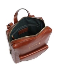 THE BRIDGE FRIDA Rucsac din piele cu buzunar BROWN - Genți femei - 4