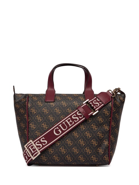 FOLLIE Geantă de m&acirc;nă cu curea de umăr maro - Genți femei