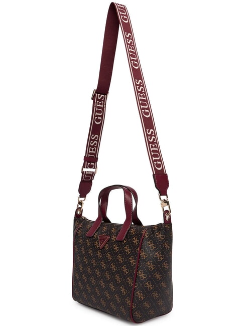 FOLLIE Geantă de m&acirc;nă cu curea de umăr maro - Genți femei