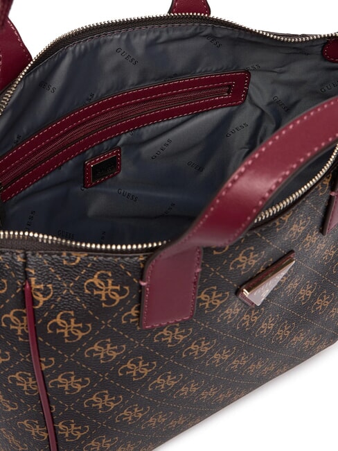 FOLLIE Geantă de m&acirc;nă cu curea de umăr maro - Genți femei