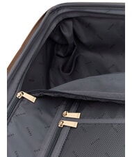 GUESS ELIETTE  Cărucior mediu logo lapte/ghimbir - Trolere semirigide - 5