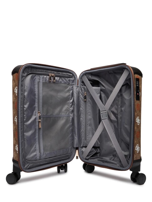 ELIETTE  Cărucior pentru bagaje de m&acirc;nă logo lapte/ghimbir - Bagaje de m&acirc;nă