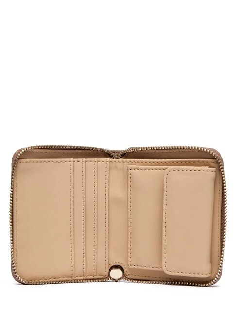 CRESIDIA 2 Portofel mic logo taupe &icirc;nchis - Portofele femei