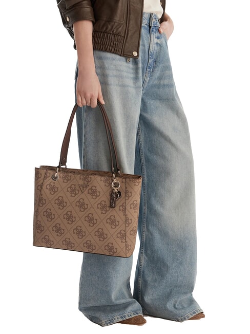 NOELLE 2 Geantă de umăr cu imprimeu 4G Logo logo latte / maro - Genți femei