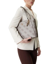 GUESS NOELLE 2 Geantă de umăr cu imprimeu 4G Logo logo taupe &icirc;nchis - Genți femei - 5