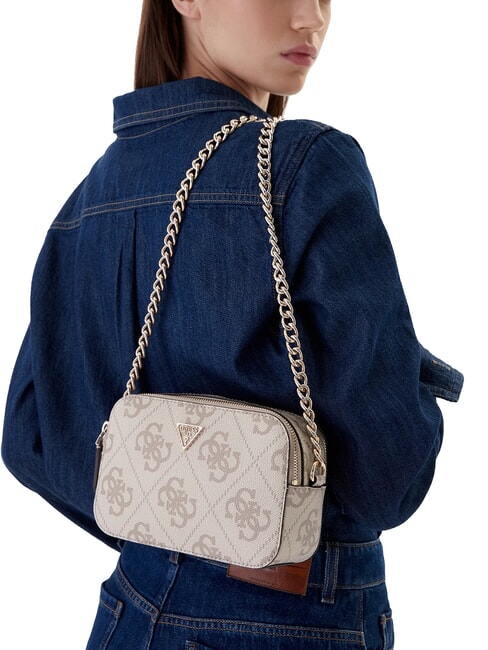 NOELLE 2 Geantă mini pentru cameră de umăr logo taupe &icirc;nchis - Genți femei