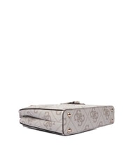 GUESS NOELLE 2 Geantă de m&acirc;nă, cu curea de umăr logo taupe &icirc;nchis - Genți femei - 4