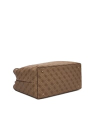 GUESS VICTTORIA 2 Geantă tip shopper de umăr, cu clutch logo latte / maro - Genți femei - 4