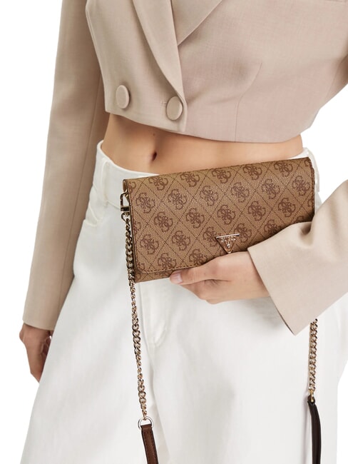 NOELLE 2 Geantă de umăr mini logo latte / maro - Genți femei