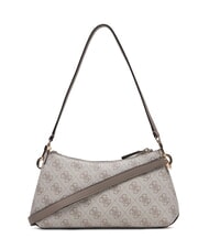 GUESS NOELLE 2 Geantă de umăr, geantă crossbody logo taupe &icirc;nchis - Genți femei - 2