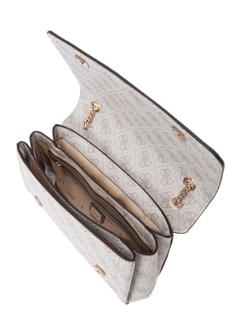 NOELLE 2 Geantă convertibilă cu clapă logo taupe &icirc;nchis - Genți femei