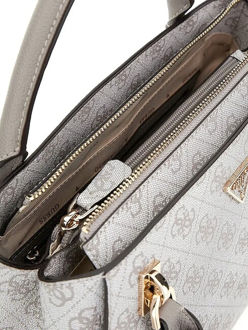 NOELLE 2 Geantă de m&acirc;nă, cu curea de umăr logo taupe &icirc;nchis - Genți femei