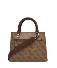 GUESS NOELLE 2 Geantă de m&acirc;nă, cu curea de umăr logo latte / maro - Genți femei - 2