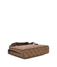 GUESS NOELLE 2 Geantă de m&acirc;nă, cu curea de umăr logo latte / maro - Genți femei - 4