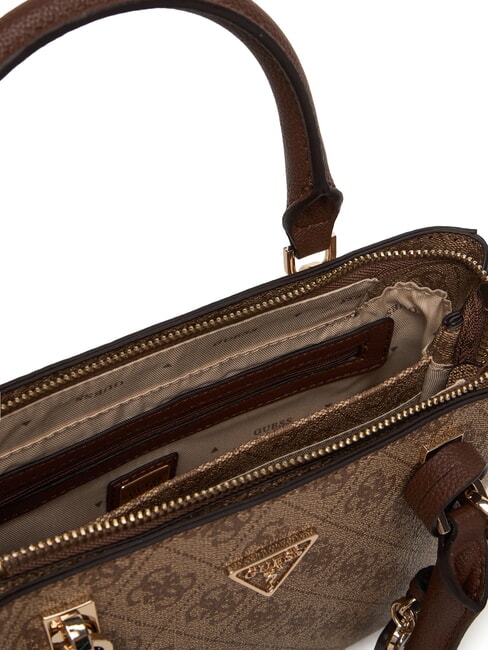 NOELLE 2 Geantă de m&acirc;nă, cu curea de umăr logo latte / maro - Genți femei