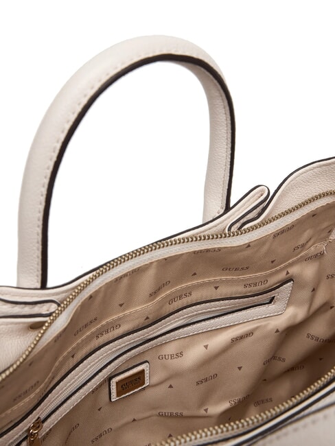 YESBA Geantă de m&acirc;nă cu curea de umăr aproape alb - Genți femei