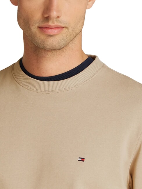 TH Hanorac cu guler rotund din bumbac lemn de santal - hanorace