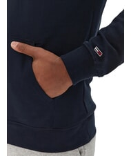 TOMMY HILFIGER TH JEANS Hanorac cu buzunar și glugă bleumarin noapte &icirc;ntunecată - hanorace - 4
