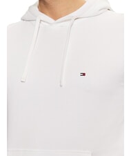 TOMMY HILFIGER TH Hanorac din bumbac alb - hanorace - 3