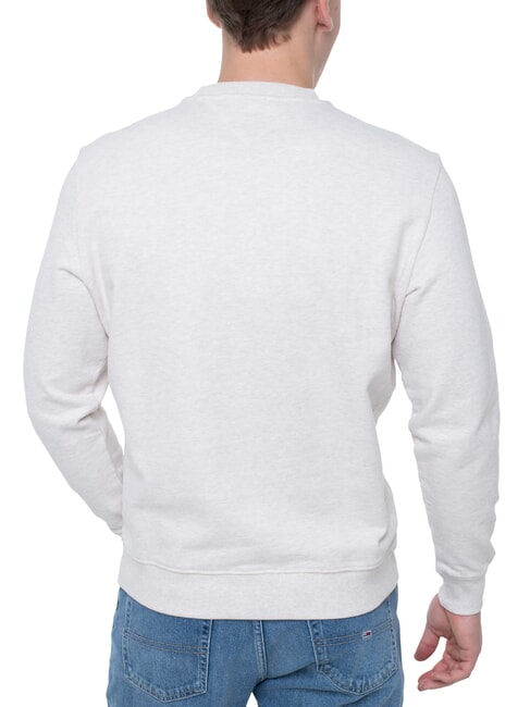 TH JEANS Hanorac cu guler rotund din bumbac marnă de ovăz htr - hanorace