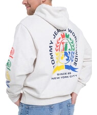 TOMMY HILFIGER TH JEANS Hanorac din bumbac cu imprimeuri - hanorace