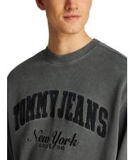 TOMMY HILFIGER TH JEANS Hanorac cu logo teddy negru - hanorace - 3