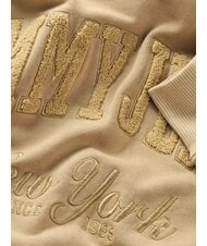 TOMMY HILFIGER TH JEANS Hanorac cu logo teddy bronz relicvă - hanorace - 3