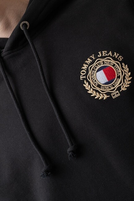 TH JEANS Hanorac cu stemă negru - hanorace