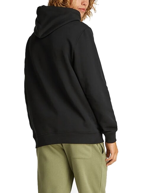 TH JEANS Hanorac cu etichetă cu steag negru - hanorace