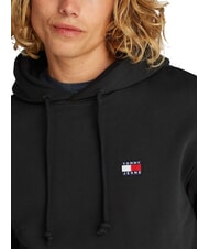 TOMMY HILFIGER TH JEANS Hanorac cu etichetă cu steag negru - hanorace - 3