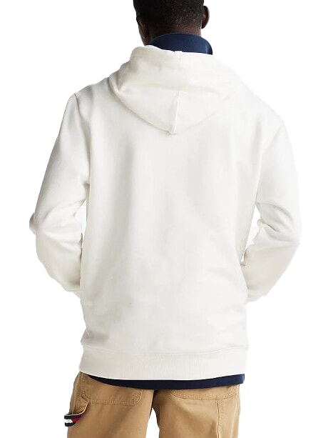 TH JEANS Hanorac din bumbac ecru - hanorace