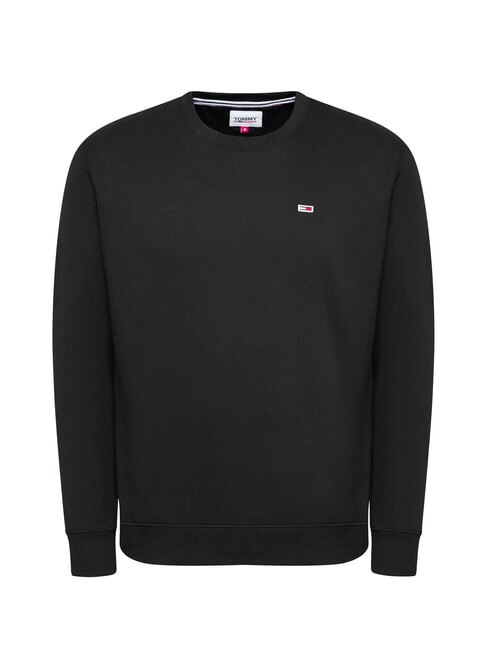 TH JEANS Hanorac cu guler rotund, croială regulată negru - hanorace