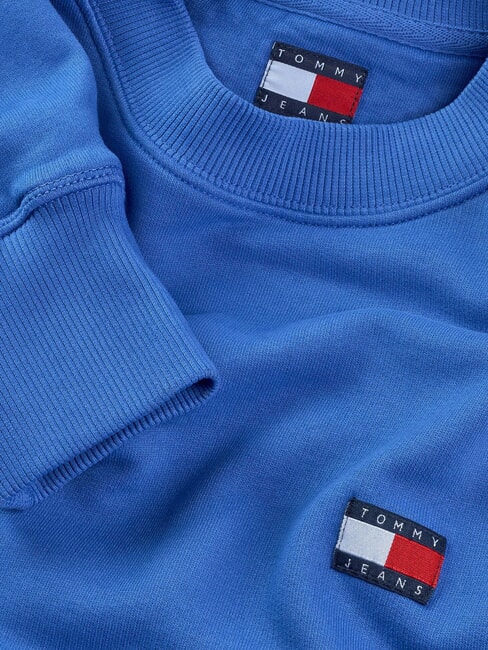 TH JEANS Hanorac cu guler rotund vreme albastră - hanorace