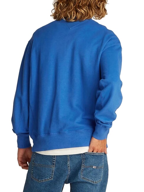 TH JEANS Hanorac cu guler rotund vreme albastră - hanorace