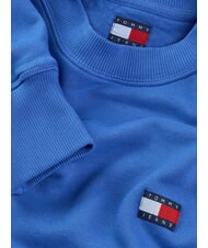 TOMMY HILFIGER TH JEANS Hanorac cu guler rotund vreme albastră - hanorace - 4