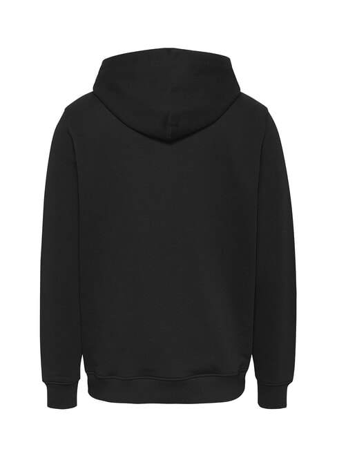 TH JEANS Hanorac cu etichetă cu steag negru - hanorace